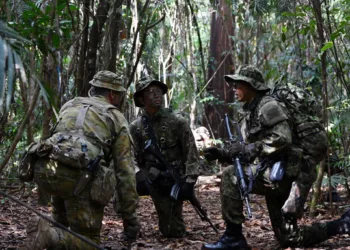 JGSDF describe su participación en el ejercicio trilateral “Southern Jackaroo 24” con EE.UU. y Australia, centrado en entrenamiento de búsqueda y destrucción en jungla para mejorar capacidades anti-guerrilla y de comandos. Créditos: Japan Ministry of Defense.