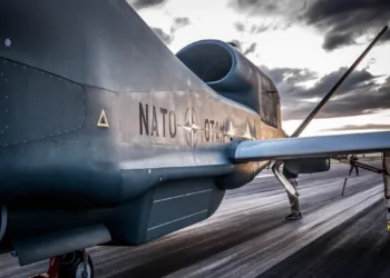 Fuerza ISR de la OTAN proporciona información de rastreo de objetivos durante el ejercicio Ramstein Flag 2024 en Grecia, operando desde la base aérea de Sigonella en Italia. Créditos: NATO Air Command.
