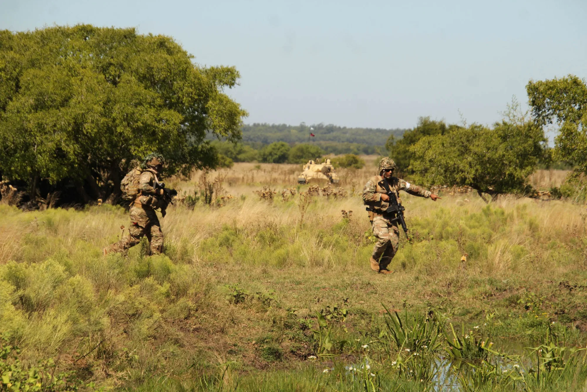 Ejercicio Candú IV en Buenos Aires. Créditos: Ejército Argentino.