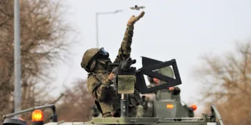 Ejercicio ÍCARO 26 realizado en Valladolid del 22 de marzo al 1 de abril de 2026, con participación del Grupo de Caballería Acorazado "Villaviciosa" de la Brigada Guadarrama XII y el Grupo de Operaciones Especiales "Tercio del Ampurdán" IV del MOE. Créditos: Ejército de Tierra.