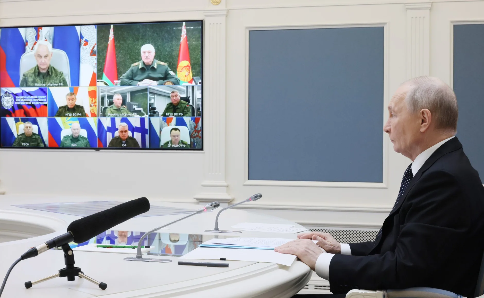 Putin enfatizó que la tríada nuclear debe garantizar la soberanía del Estado de la Unión Rusia-Bielorrusia, destacando la integración defensiva en materia nuclear dentro de su alianza estratégica. Créditos: MFA Russia.