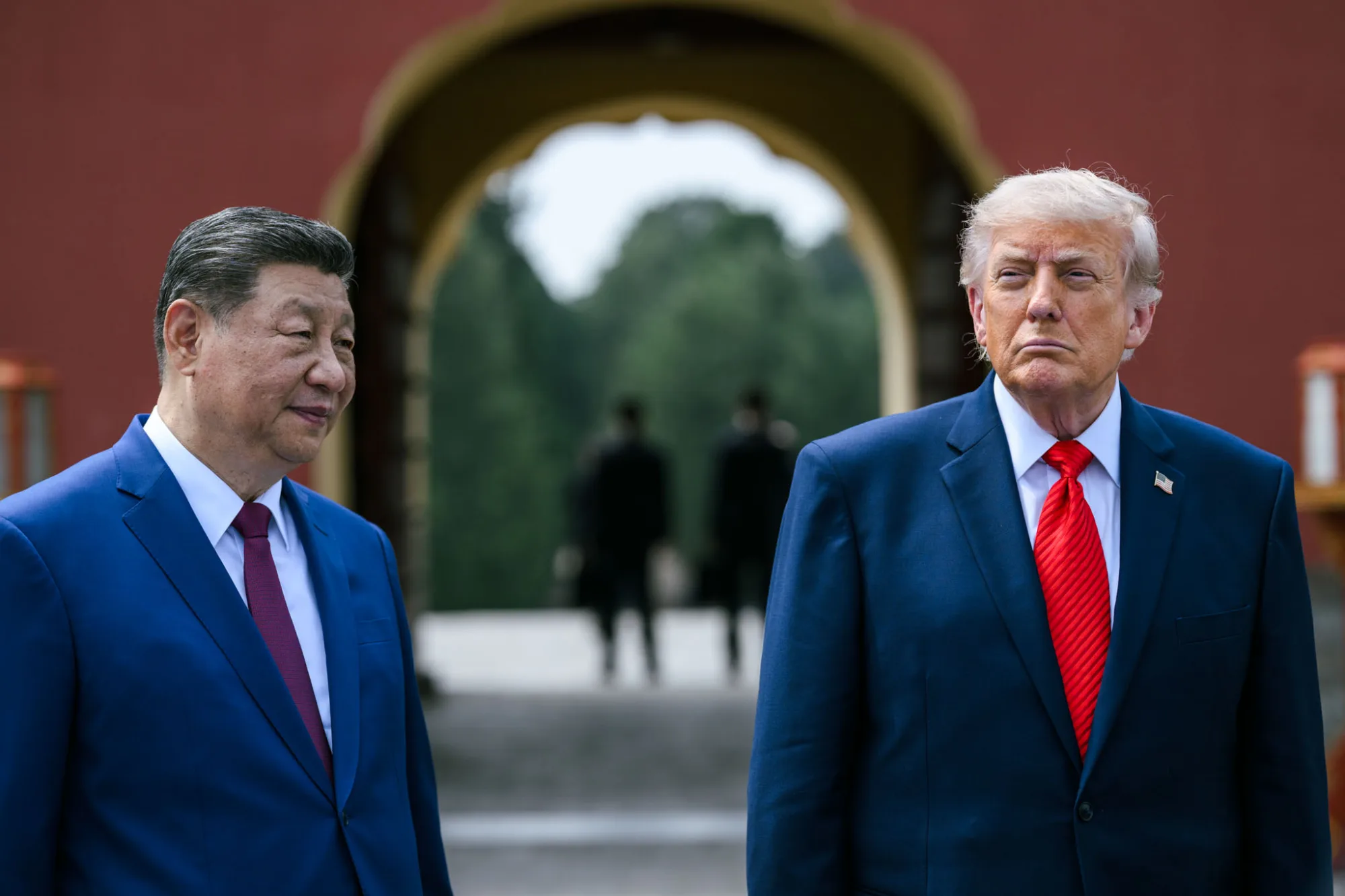 Trump junto a Xi Jinping en el Templo del Cielo de Pekín el 14 de mayo de 2026, durante una visita de estado con actividades culturales tras reuniones bilaterales. Créditos: Casa Blanca.