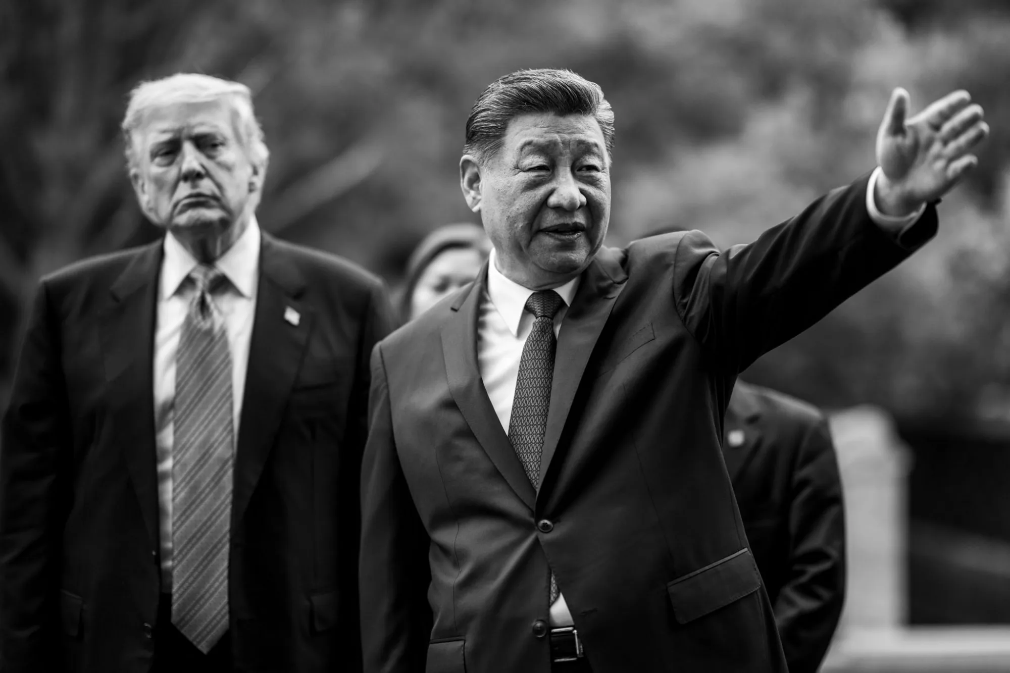 Visita del presidente Trump a Zhongnanhai en Beijing el 15 de mayo de 2026, donde Xi Jinping le realizó un recorrido privado por los jardines del complejo de liderazgo chino durante el cierre de su cumbre bilateral. Créditos: Casa Blanca.