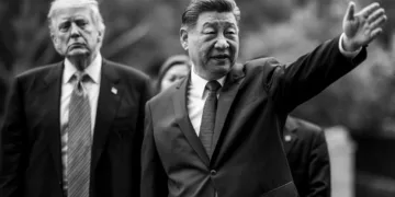Visita del presidente Trump a Zhongnanhai en Beijing el 15 de mayo de 2026, donde Xi Jinping le realizó un recorrido privado por los jardines del complejo de liderazgo chino durante el cierre de su cumbre bilateral. Créditos: Casa Blanca.