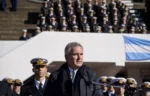 Pablo Quirno, Canciller argentino, en la ceremonia por el 212° aniversario de la Armada Argentina. Créditos: Pablo Quirno.