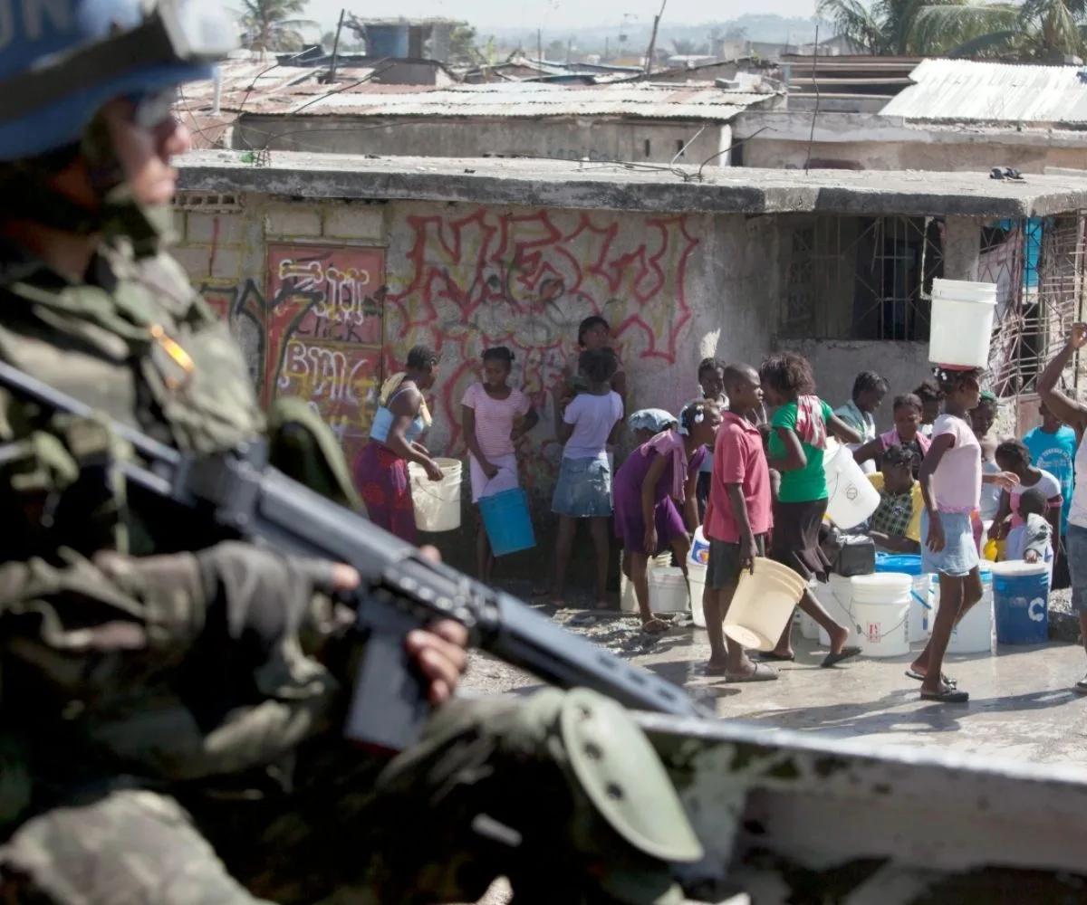 Soldado de la ONU en Haití