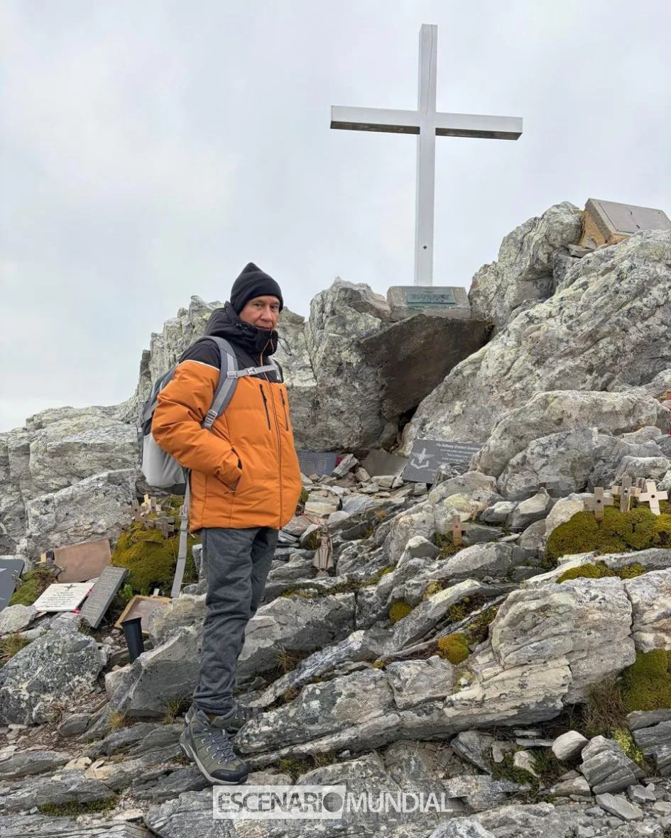 Hilario Rodriguez en las Islas Malvinas.