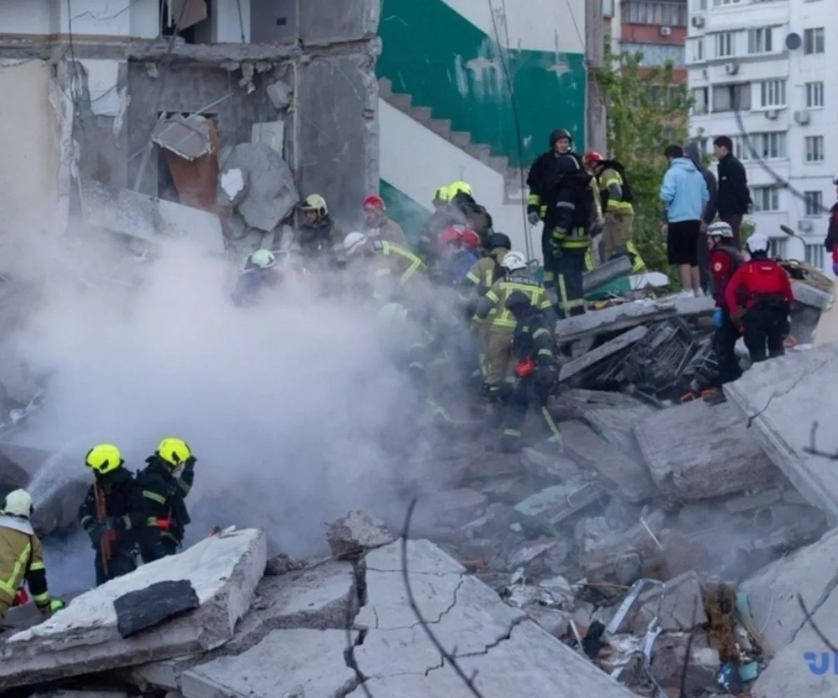 Bombardeo en Kiev