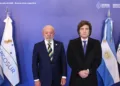 Lula y Milei en la cumbre del Mercosur 2025 Presidencia/NA