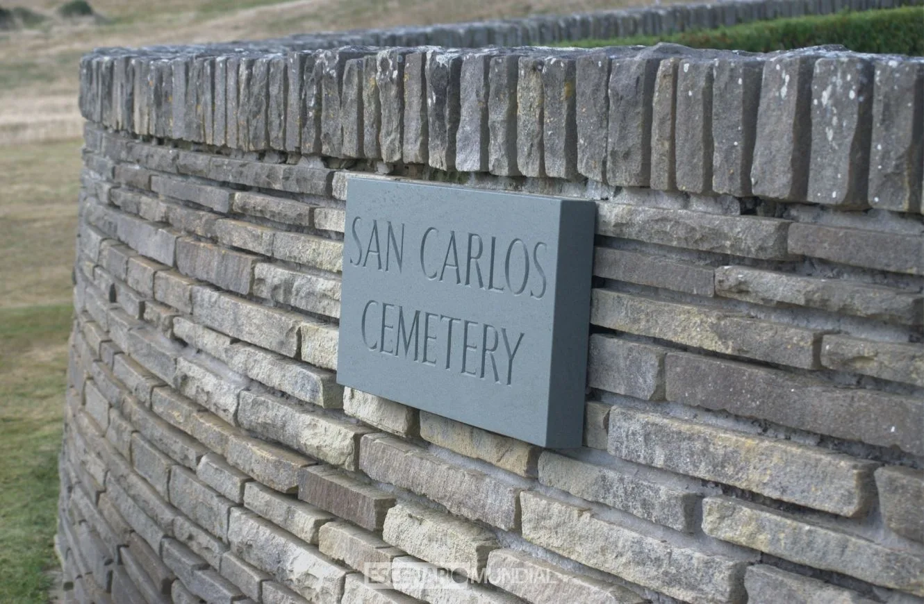Cementerio de San Carlos, Islas Malvinas. Crédito: Alejo Sanchez Piccat 