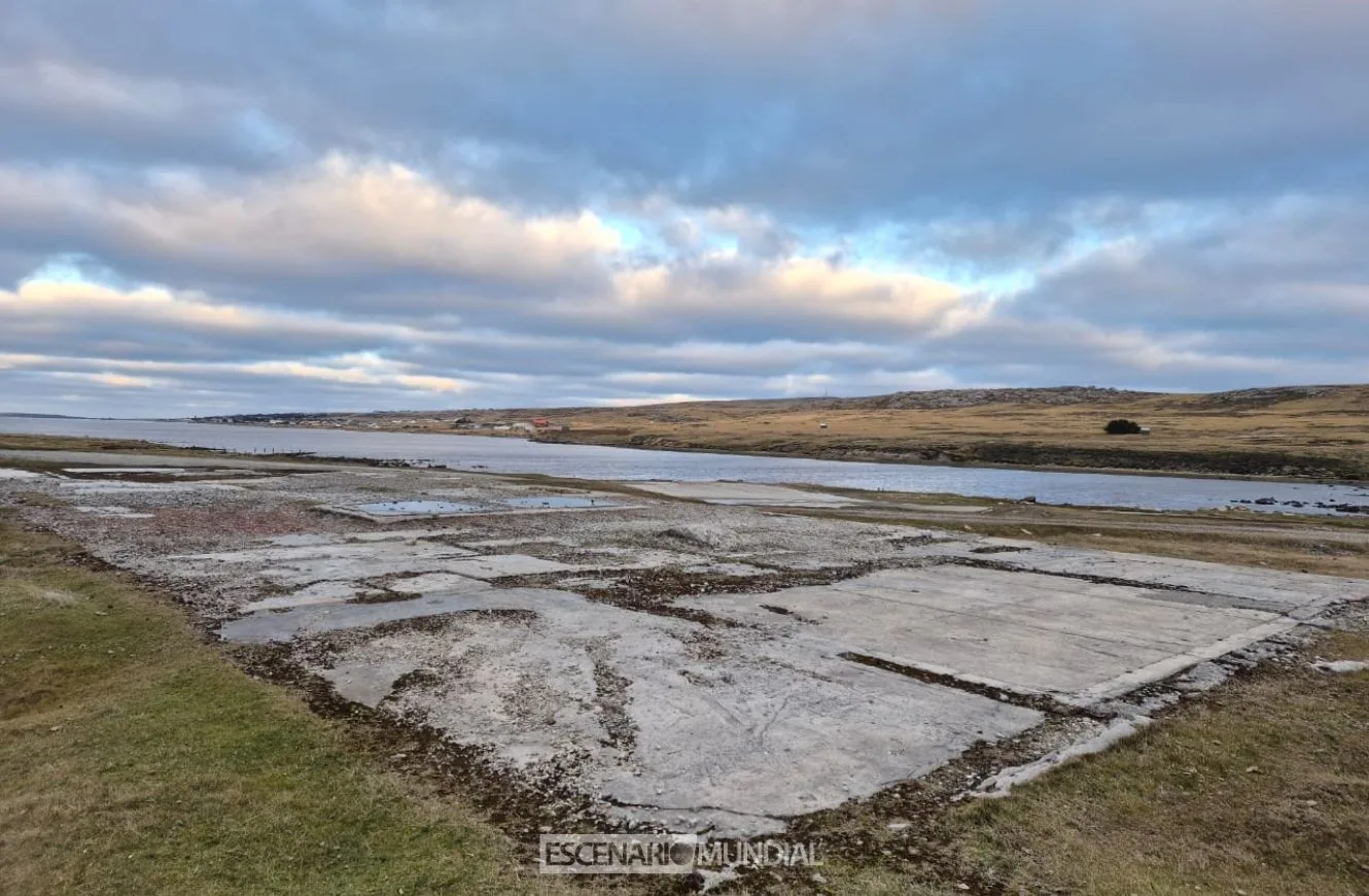 Ruinas de Moody Brook, Islas Malvinas. Crédito: Escenario Mundial