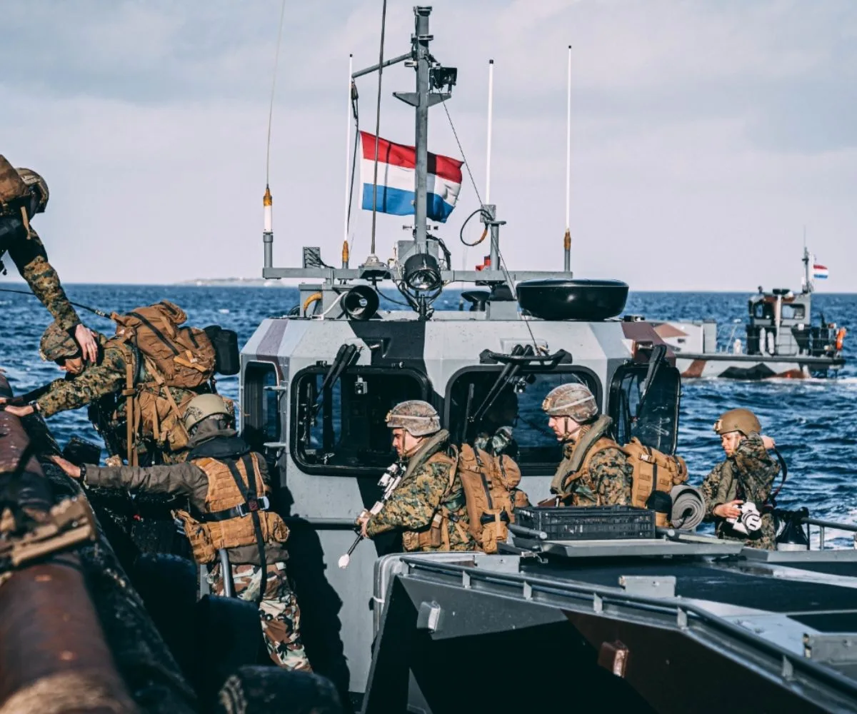 Tropas de Países Bajos en el Ártico durante ejercicio de la OTAN Cold Response