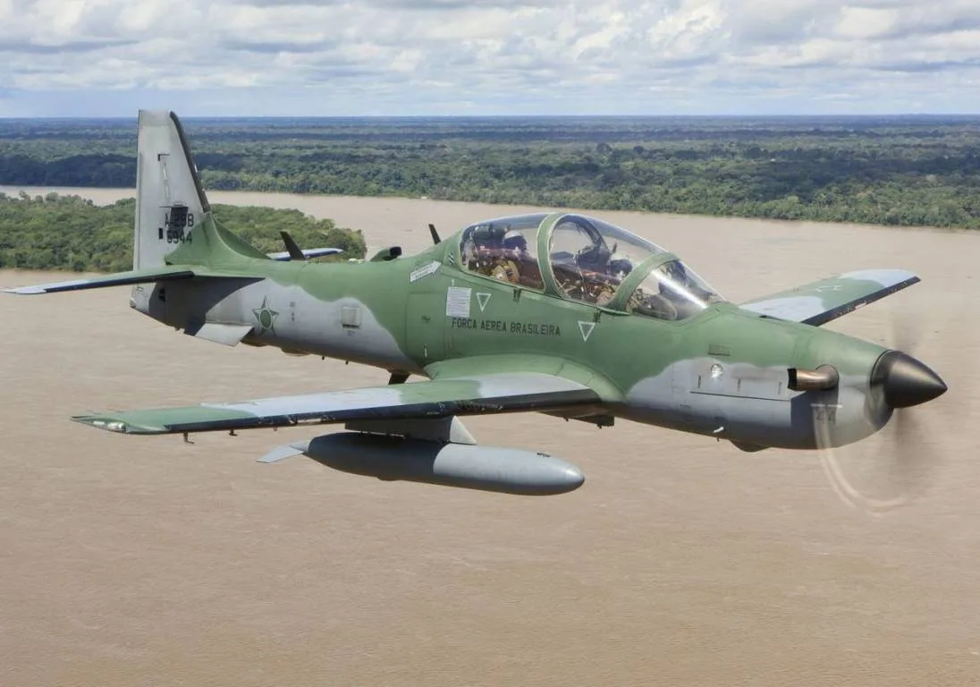 Super Tucano Fuerza Aerea Brasileña (FAB) Créditos; Fuerza Aera Brasileña.