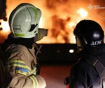 Bombardeo en Ucrania