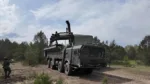 Un misil siendo cargado en un lanzador Iskander-M. Bielorrusia, mayo de 2026. Fuente: Ministerio de Defensa de Rusia