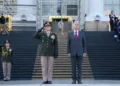 El ministro de Defensa argentino, Carlos Presti, mantuvo una reunión de trabajo con el ministro de Defensa de Brasil, José Mucio Monteiro, para avanzar en la agenda bilateral de cooperación en defensa. Créditos: X (MinDefensa_Ar)