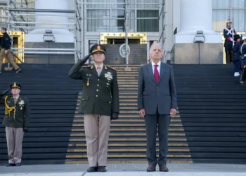 El ministro de Defensa argentino, Carlos Presti, mantuvo una reunión de trabajo con el ministro de Defensa de Brasil, José Mucio Monteiro, para avanzar en la agenda bilateral de cooperación en defensa. Créditos: X (MinDefensa_Ar)