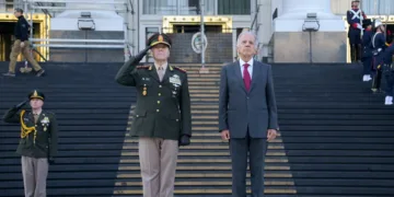 El ministro de Defensa argentino, Carlos Presti, mantuvo una reunión de trabajo con el ministro de Defensa de Brasil, José Mucio Monteiro, para avanzar en la agenda bilateral de cooperación en defensa. Créditos: X (MinDefensa_Ar)