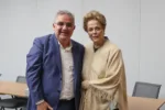 El gobernador de Catamarca, Raúl Jalil, continúa desarrollando una intensa agenda oficial en China, donde mantuvo una reunión con Dilma Rousseff, titular del Nuevo Banco de Desarrollo del grupo BRICS. Créditos: Catamarca Gobierno