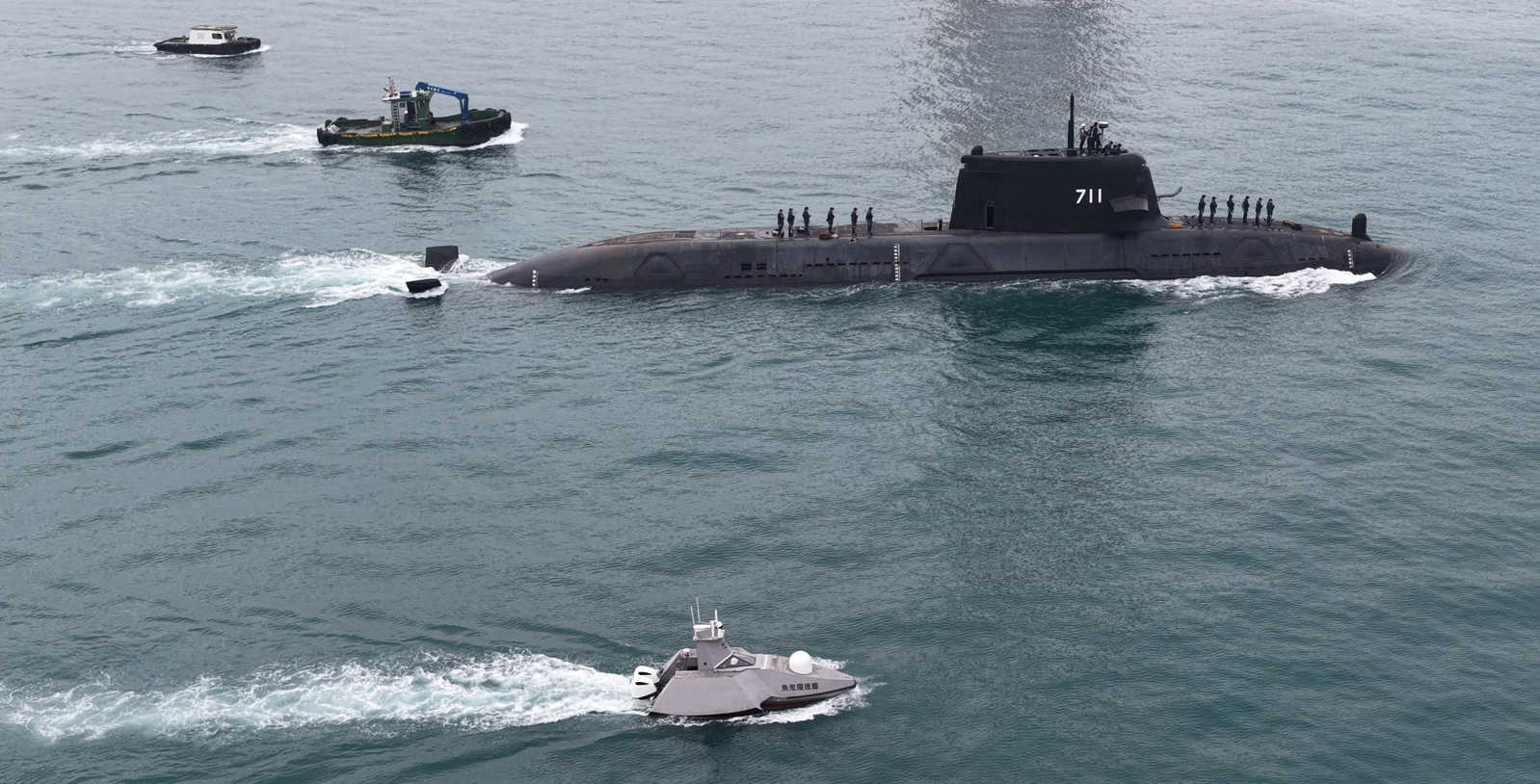 El submarino Narwhal. (CNA, foto de CSBC Corporation Taiwan)