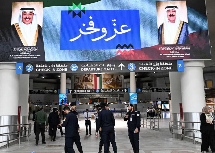 El aeropuerto de Kuwait, el punto más afectado por los bombardeos. Créditos: AFP vía Getty Images.