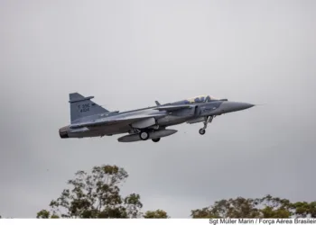 Saab F-39E Gripen – Fuerza Aérea Brasileña.-