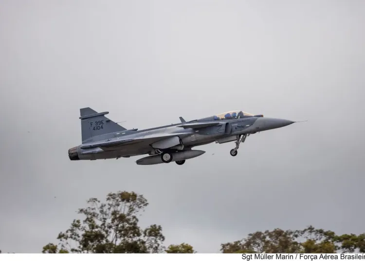 Saab F-39E Gripen – Fuerza Aérea Brasileña.-