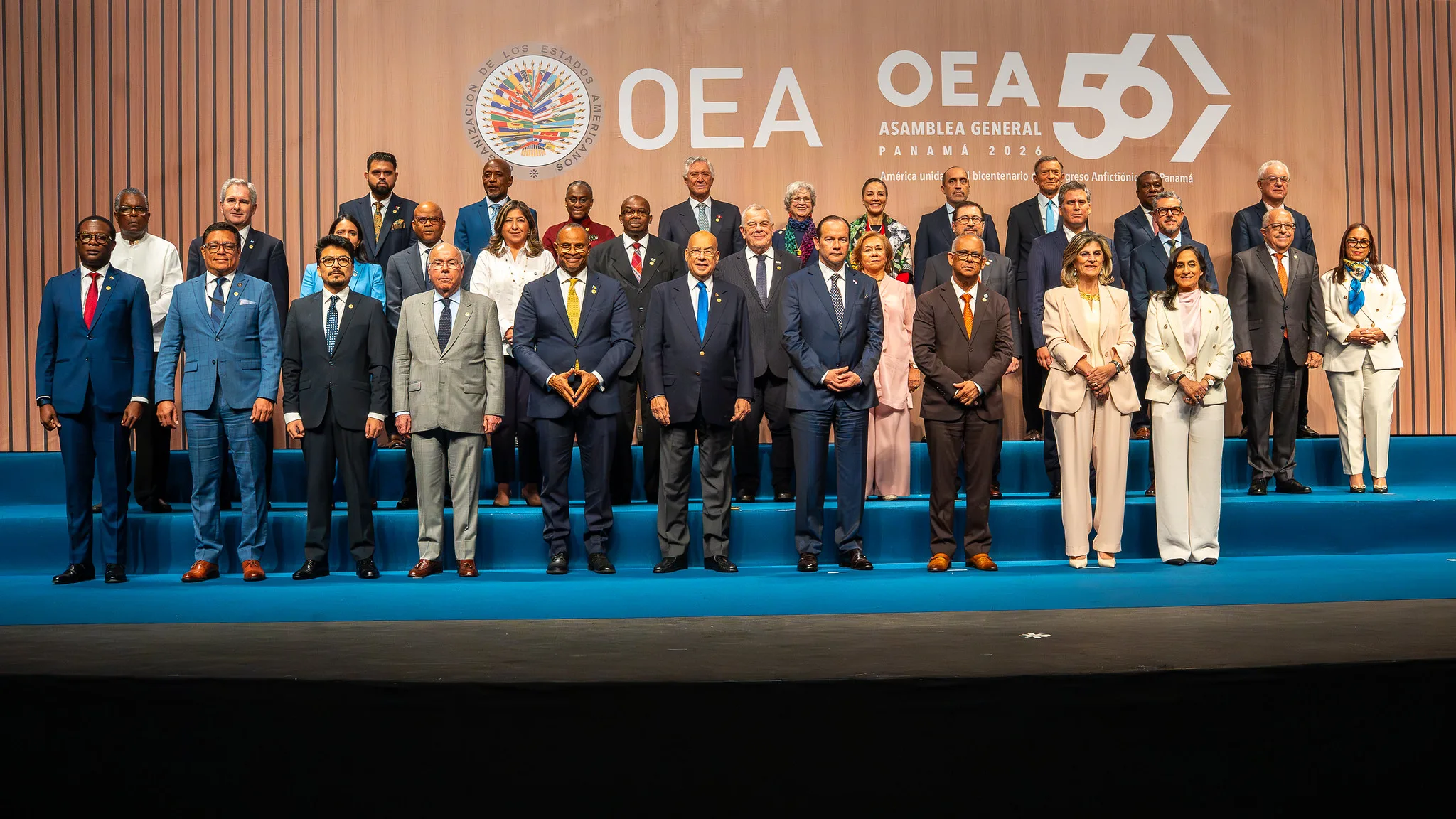23 JUN 2026, Foto Oficial 56ª Asamblea General
por OEA - OEA
Fecha: 23 de junio de 2026
Lugar: Ciudad de Panamá
Crédito: Iván García/OEA