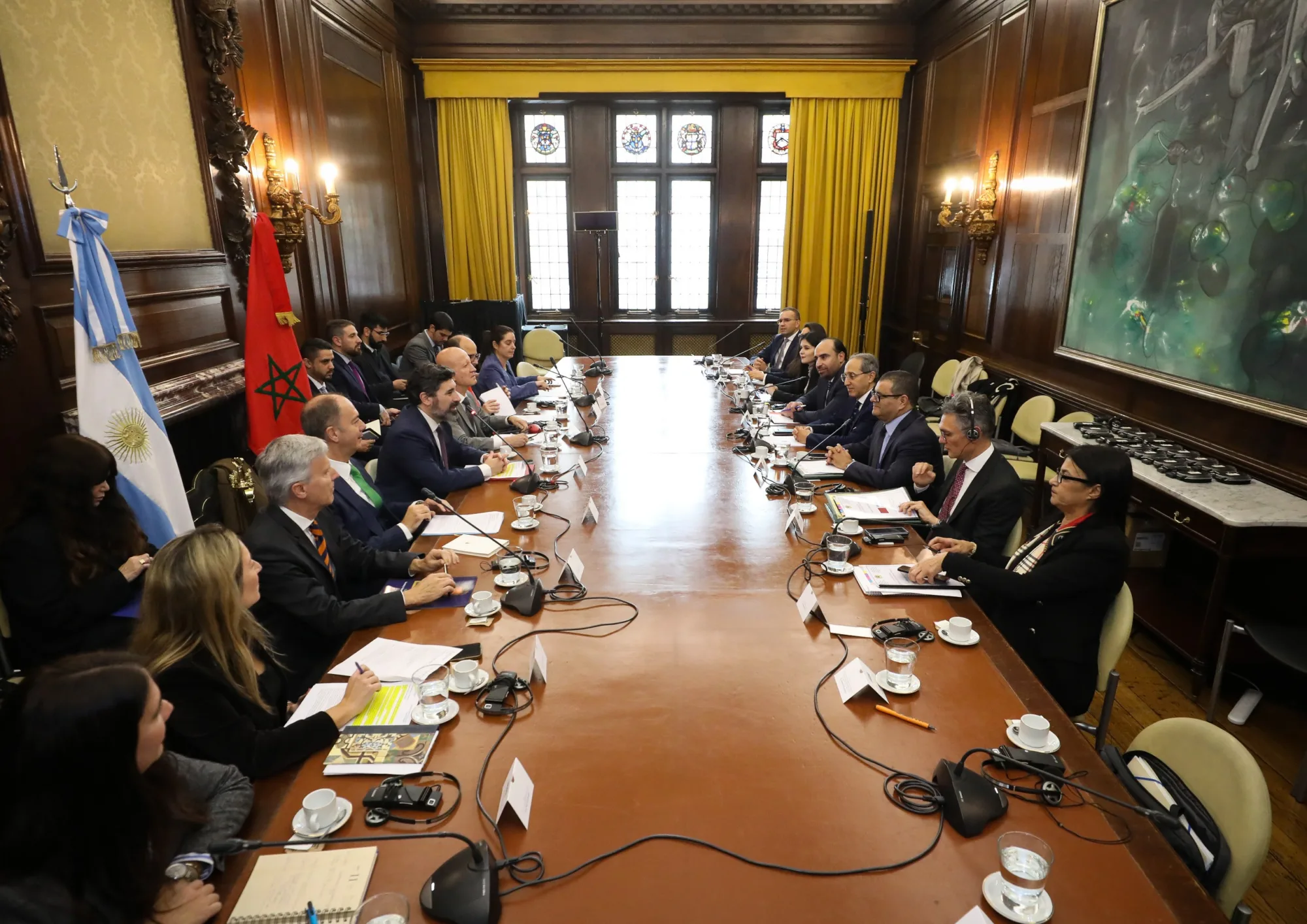Comisiones Argentina-Marruecos 11-06-26
Créditos: Ministerio de Relaciones Exteriores de Argentina.