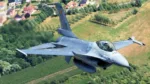Caza F-16AM del 1er Escuadrón del Componente Aéreo de las Fuerzas Armadas de Bélgica. Foto de fuentes abiertas