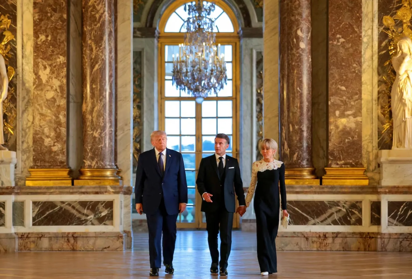 Trump y Macron
