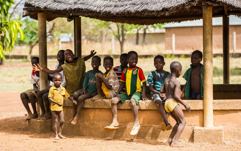 Niños en Ghana. Crédito: Humanium