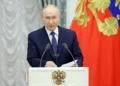 Presidente Putin en el Día Internacional de la Infancia, el 1 de junio de 2026. Créditos: MFA Russia.