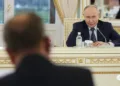 El Ministerio de Asuntos Exteriores de Rusia publica sobre la reunión de Putin con jefes de agencias de noticias internacionales el 4 de junio de 2026 en San Petersburgo, durante el SPIEF. Créditos: MFA Russia.