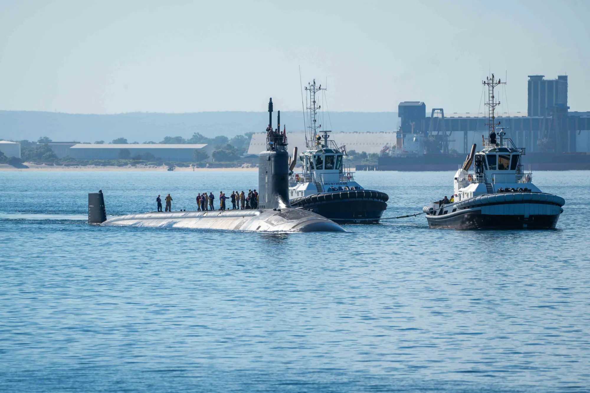 La Armada de EE.UU. anuncia el establecimiento de la NSA Stirling en Perth, Australia Occidental, el 30 de mayo de 2026, para apoyar la Fuerza de Submarinos Rotativa Oeste (SRF-West) dentro de la alianza AUKUS. Créditos: U.S Navy.