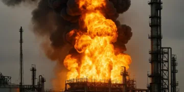 Army Media Ucrania detalla dos ataques el 10 de junio de 2026: uno con drones contra la refinería Kuibyshev de Rosneft en Samara (2,5% de la capacidad rusa de refinación) y otro con misil FP-5 Flamingo contra la planta militar VNIIR-Progress en Cheboksary, que fabrica componentes para artillería y misiles Iskander. Créditos: Army Media Ucrania.