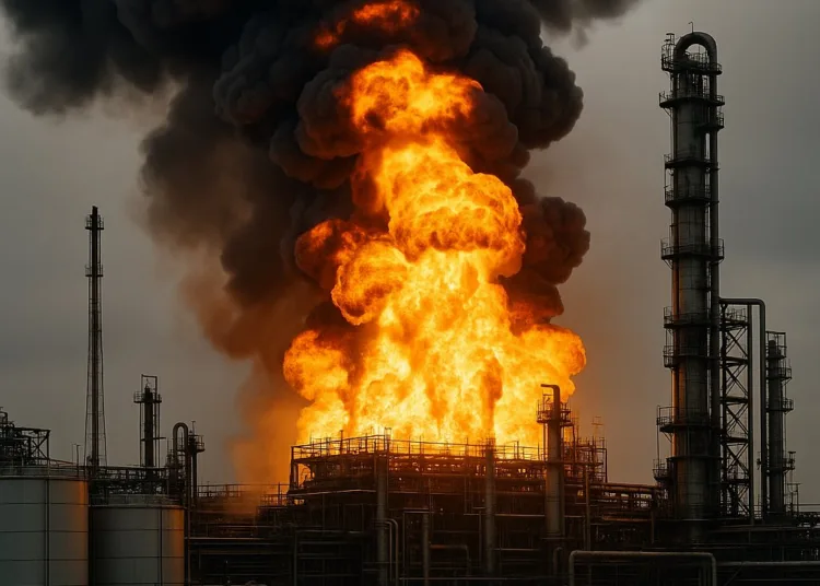 Army Media Ucrania detalla dos ataques el 10 de junio de 2026: uno con drones contra la refinería Kuibyshev de Rosneft en Samara (2,5% de la capacidad rusa de refinación) y otro con misil FP-5 Flamingo contra la planta militar VNIIR-Progress en Cheboksary, que fabrica componentes para artillería y misiles Iskander. Créditos: Army Media Ucrania.