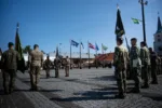 El Ministerio de Defensa de Estonia informa que el Cuerpo Germano-Holandés (1GNC) asumió el 30 de junio de 2026, el mando táctico de las fuerzas terrestres de Estonia y Letonia en la frontera de Valga-Valka. Créditos: Ministerio de Defensa de Estonia.