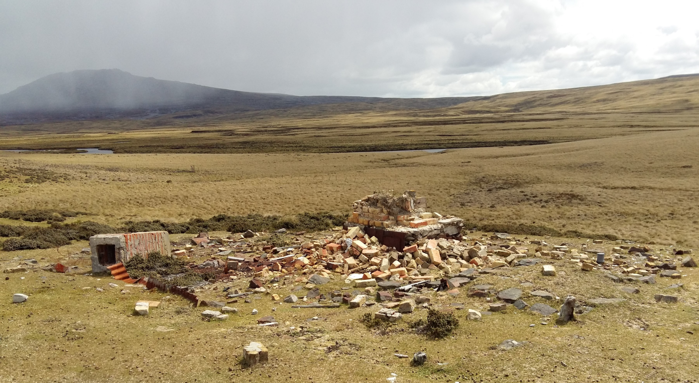 Ruinas actuales de Top Malo House. Créditos de la foto: Defensa y Seguridad
