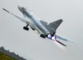 Bombardero supersónico de largo alcance Tu-22M3. Créditos: Defense Express.