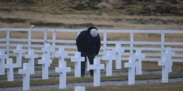 Cementerio de Darwin, Islas Malvinas. Crédito: Alejo Sanchez Piccat / Escenario Mundial