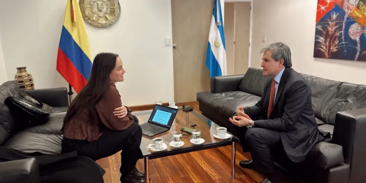 Embajador José Roberto Acosta: “La relación entre Colombia y Argentina va más allá de los gobiernos”. Archivo.