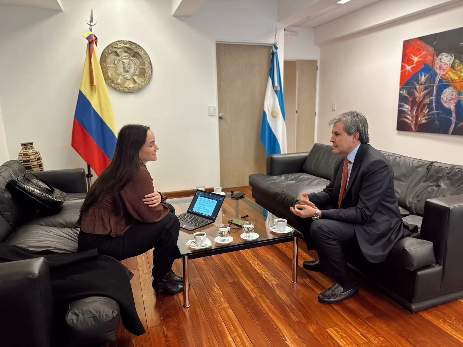 Embajador José Roberto Acosta: “La relación entre Colombia y Argentina va más allá de los gobiernos”. Archivo.