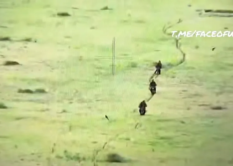 Un video difundido por canales especializados en seguimiento de la guerra muestra a efectivos de la unidad de reconocimiento rusa 417th ORB ejecutando un asalto contra posiciones defensivas ucranianas en la región de Zaporiyia utilizando motocicletas para aproximarse al objetivo. Créditos: Telegram Entre Guerras.