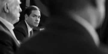El Secretario de Estado, Marco Rubio durante la Operación Absolute Resolve, el 3 de enero de 2026. Créditos: Galería de la Casa Blanca.