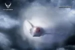 Representación gráfica del caza de sexta generación de la Fuerza Aérea de los EE.UU., el F-47 de la Plataforma de Dominio Aéreo de Próxima Generación (NGAD). Créditos: Fuerza Aérea de EE. UU.