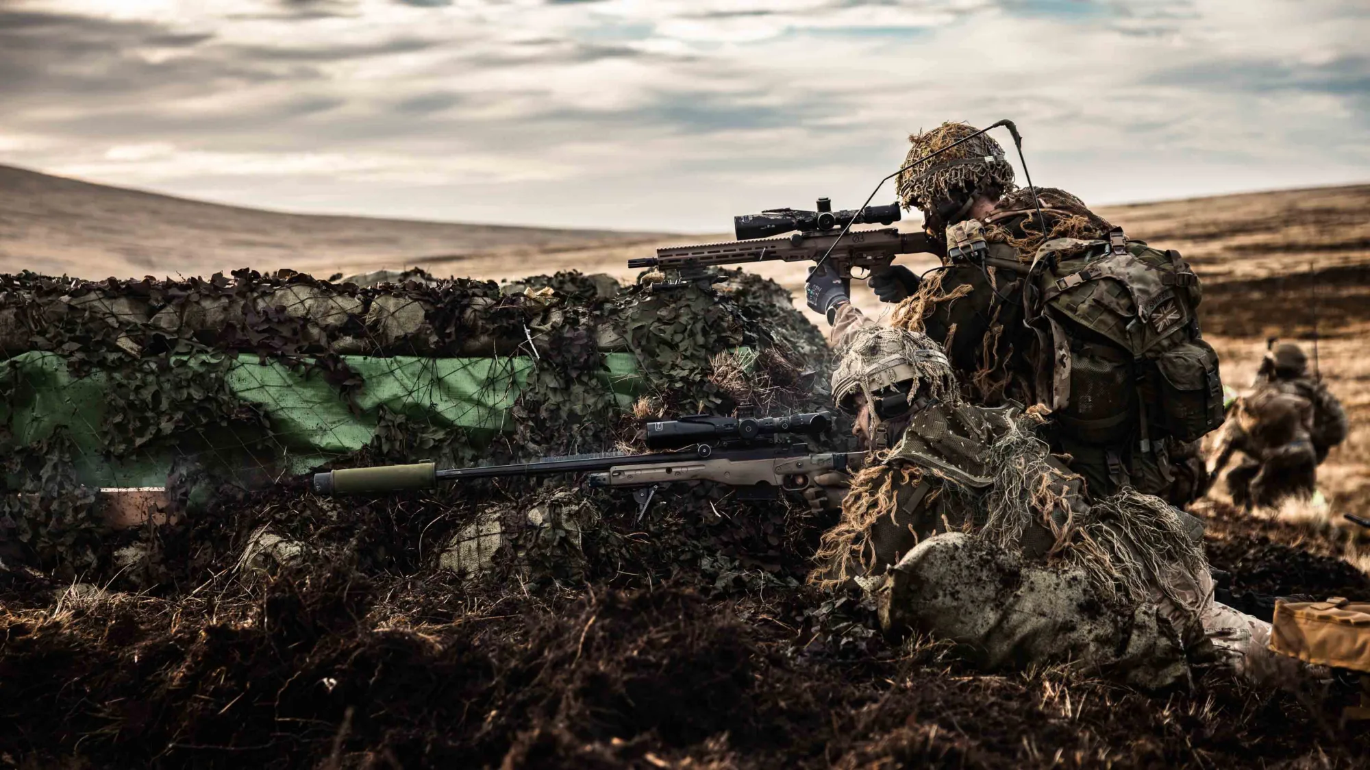 El ejercicio Cape Upholder marca las etapas finales del despliegue de la rotación 5.º Rifles del Ejército Británico como Compañía de Infantería de Roulement en el Atlántico Sur, enfocados en mantener la preparación operativa en un entorno exigente y remoto. Créditos: Defence Operations.