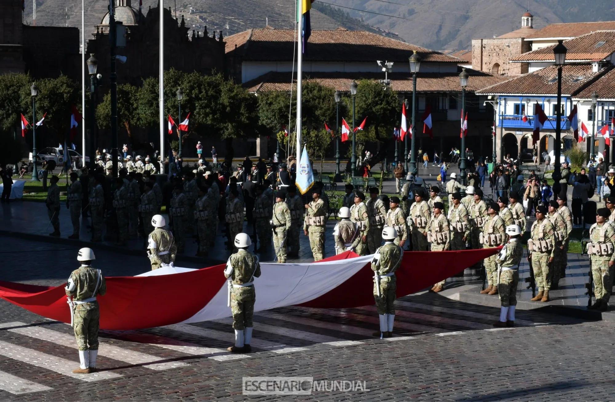Ceremonia de Innaguración de la Conferencia de Ministros de Defensa de las Américas en Cusco. Crédito: Carlos Borda Betolli / Escenario Mundial