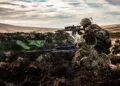 5.º Batallón del Regimiento The Rifles realizan ejercicios militares en las Islas Malvinas. Crédito: BFSAI