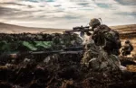 5.º Batallón del Regimiento The Rifles realizan ejercicios militares en las Islas Malvinas. Crédito: BFSAI